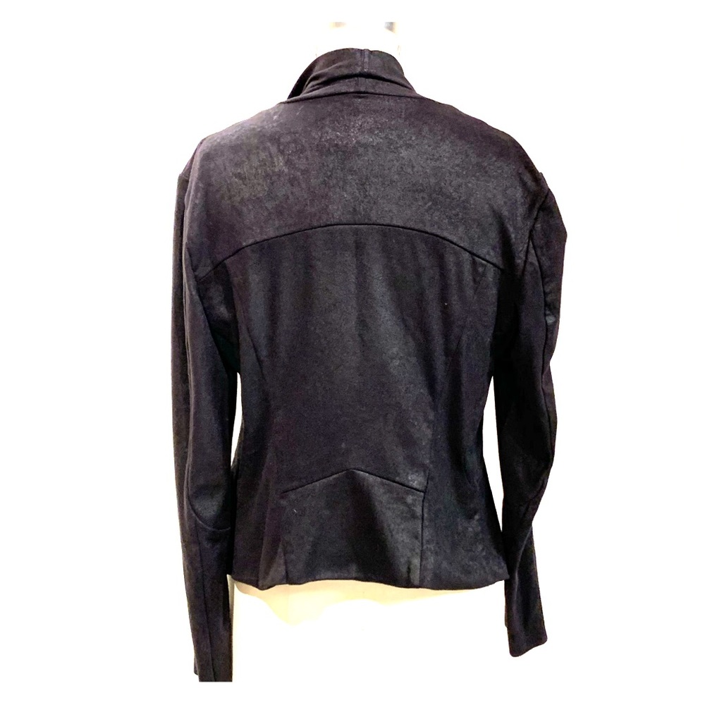 BNCI Black Asymmetrical Zip Light Motor Jacket - Picture 3 of 4